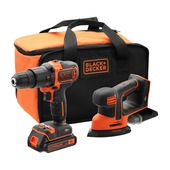 Black+Decker accu klopboormachine 18 V + multischuurmachine 18 V