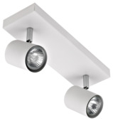 Support 2 spots Genua GAMMA blanc mat