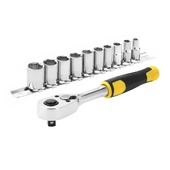 Stanley dopsleutelset 1/4" 11-delig