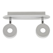 Support 2 spots Salerno GAMMA blanc