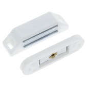Loqueteau magnétique de luxe Handson 4 kg blanc 2 pièces
