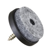 Patin feutre +vis Handson Ø 20 mm brun 24 pièces