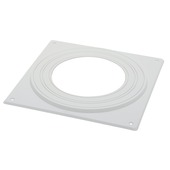 Sanivesk plafondafdekplaat Ø100-125-150 mm kunststof wit