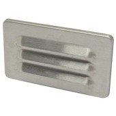 Grille murale conduit plat Sanivesk inox 110x55 mm