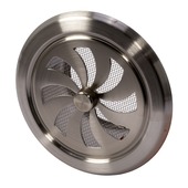 Sanivesk schuifrooster  Ø100 mm inox