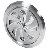 Sanivesk schuifrooster  Ø125 mm inox