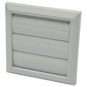 Grille de surpression Sanivesk pvc gris Ø 100/125 mm