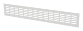 Grille d'aération Sanivesk alu 50x8 cm blanc