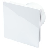 Sanivesk design inbouwventilator met timer en vochtsensor Ø100 mm wit