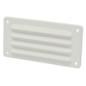 Sanivesk schoepenrooster 180x90 mm aluminium wit