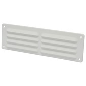 Sanivesk schoepenrooster 300x90 mm aluminium wit