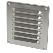 Grille à ailettes Sanivesk inox 15,5x15,5 cm
