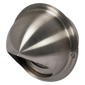 Grille de surpression boule Sanivesk inox Ø 125 mm