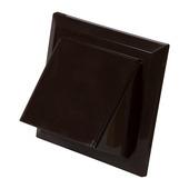 Grille de surpression avec clapet Sanivesk pvc brun Ø 100/125 mm