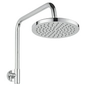 Douche pluie Atlantic Aiden chromé Ø 20 cm 1 position de jet (sans tringle de douche)