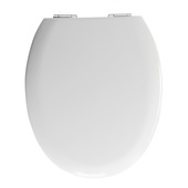 Abattant WC Allibert Sunshine MDF blanc soft-close