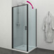 Paroi de douche Allibert Loft Game transparent/noir