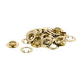 Œillet Ø 10 mm Suki acier laitonné 80 pièces
