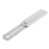 Fausse équerre Suki aluminium/inox