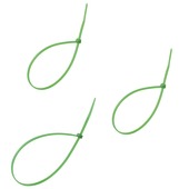 Profile kabelbinders assorti groen 150 st