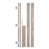 Deurkassement Eclipse massief rubberwood set 170 / 40 - 2015 / 1000 mm - links