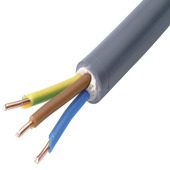 Profile XVB-Cca kabel grijs 3G1,5 mm² per meter