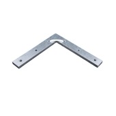 Raamhoek verzinkt 120x120 mm 4 stuks
