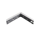 Équerre d'angle 85x85 mm inox 4 pièces