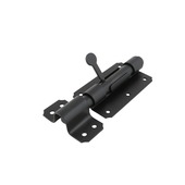 Schuifgrendel Zwart 100 mm zware uitvoering