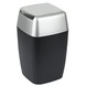 Spirella Retro afvalemmer zwart 5 liter