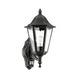 Wandlamp Navedo EGLO E27 zwart/zilver