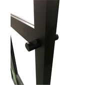 Trekker Cosmos rond 40mm aluminium zwart