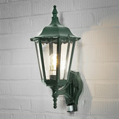 Luminaire extérieur avec détecteur Konstsmide Firenze up E27 48 cm vert