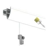 ArtiTeq Up Rail schilderij ophangsysteem compleet 2 m wit RAL9016 overschilderbaar