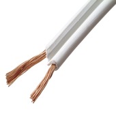 Handson audiokabel 2 x 0,75 mm² 20 m wit