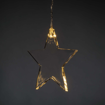 Rideau Lumineux étoiles LED 1,5m X 1,2m - 80 LED Blanc Chaud + 8 Flash - Décoration Noël Intérieur/extérieur IP44 - 24V