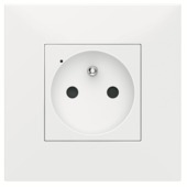 Legrand Valena Next with Netatmo 2-polig stopcontact met aarding wit