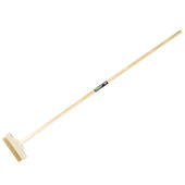 Polet klinkerborstel messing met steel 1,4 m