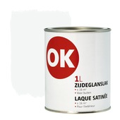 Laque extérieure OK satin 1 L blanc