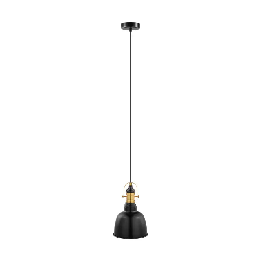 Eglo hanglamp Gilwell zwart Ø18,5 cm 