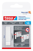 Double-face adhésif Tesa Powerstrips pour surfaces fragiles max. 1 kg blanc 6 pièces