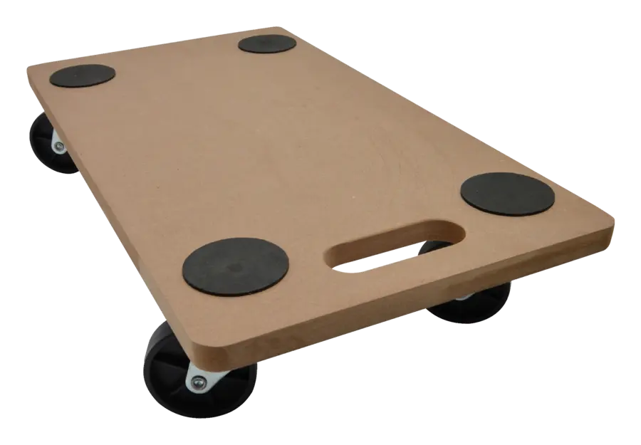 Support roulant pour meubles MDF Handson roulettes dures 56x30 cm max. 200 kg