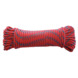 Gevlochten touw 6 mm 20 meter polypropyleen rood