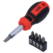 Jeu de tournevis courts Suki 1/4" 6 pièces