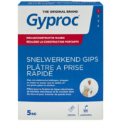 Gyproc gips snelwerkend 5 kg wit