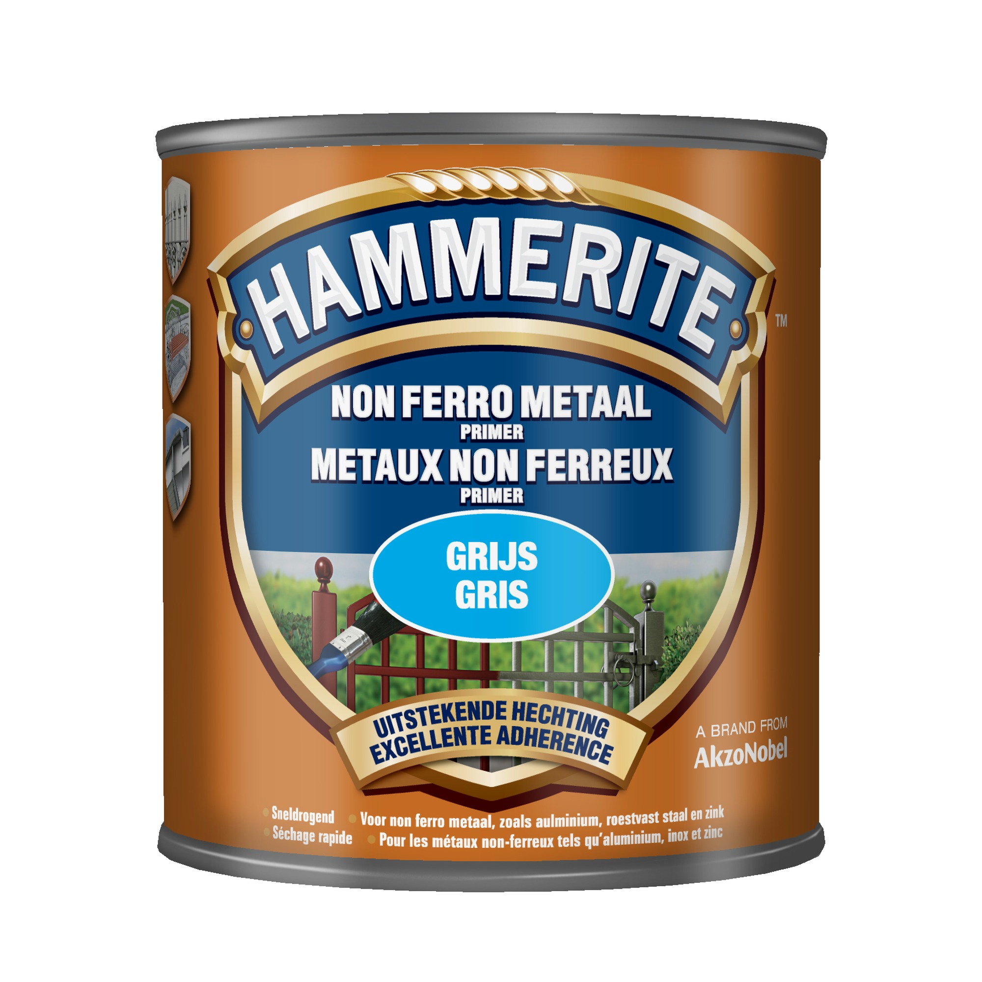 Primer pour métaux non ferreux Hammerite gris 500 ml Primers