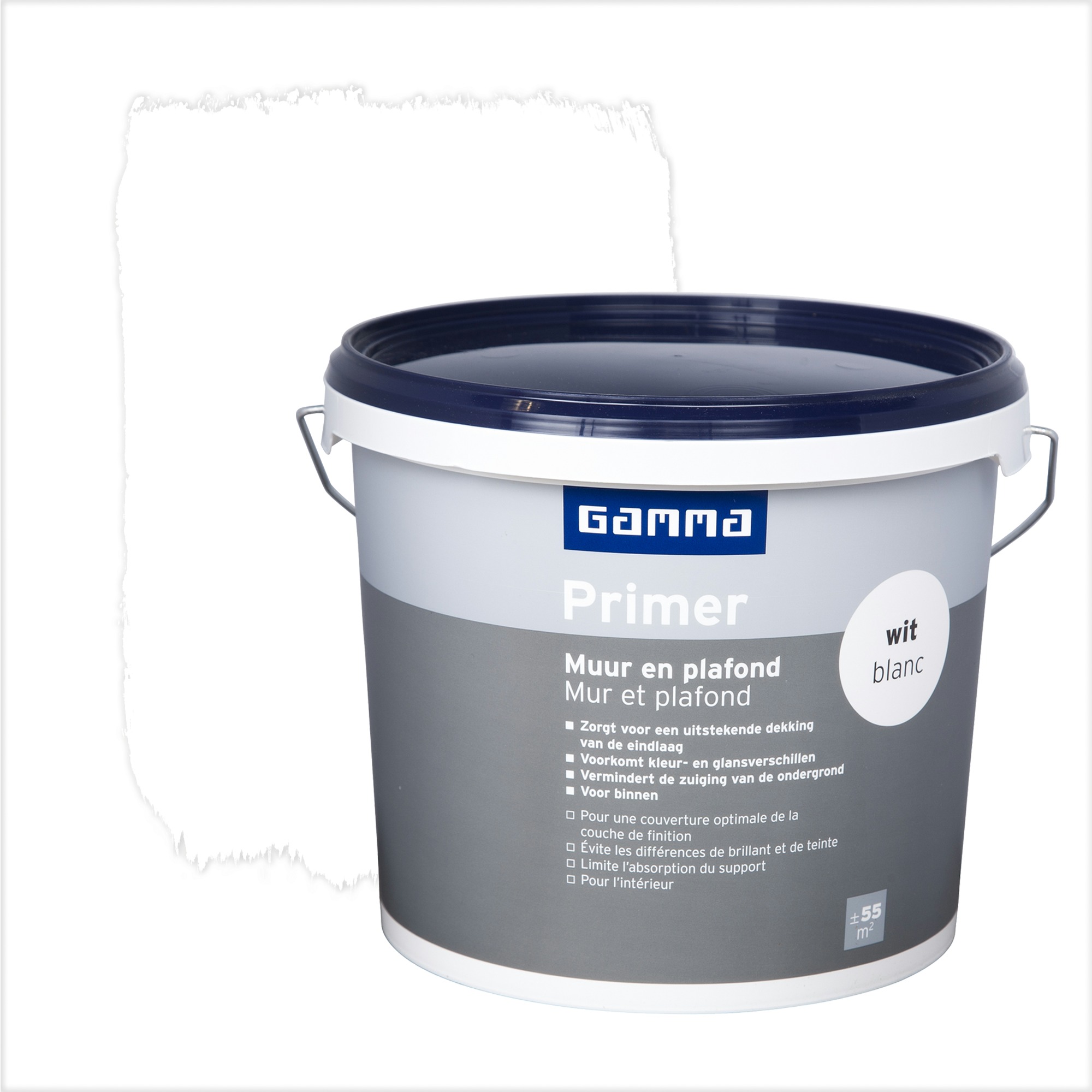 GAMMA primer muur en plafond wit 5 L Primer &amp; grondlagen Verf