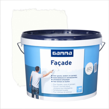 GAMMA façadeverf mat gebroken wit 10 L