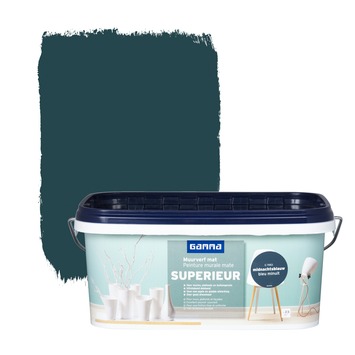 Peinture murale GAMMA SUPERIEUR mat bleu minuit 2,5 L