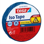 Tesa elektrische isolatietape blauw 19 mm x 20 m
